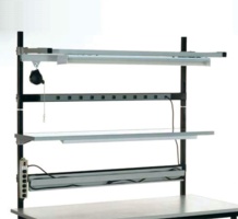 Worktable Modules - Lower Storage Shelves - Dehnco